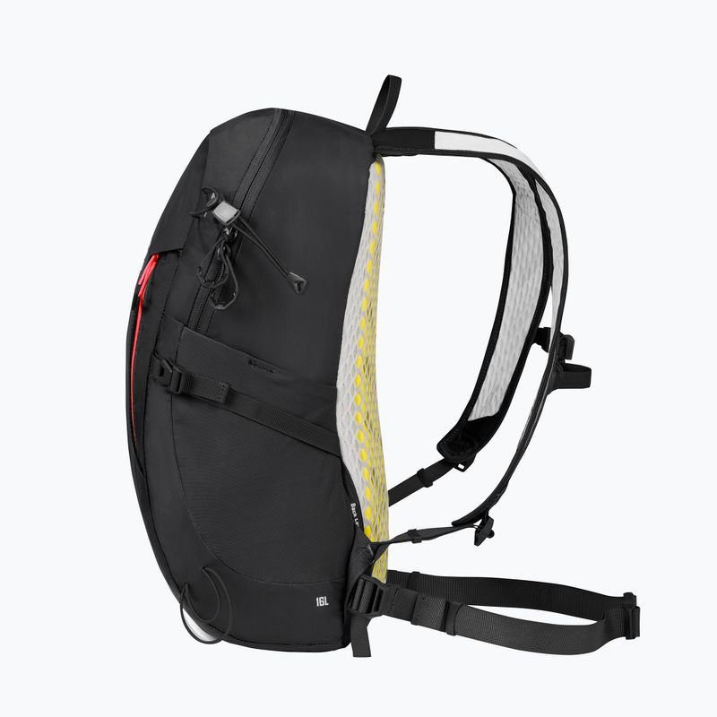 Jack Wolfskin Athmos Shape 16 l túra hátizsák fekete 3