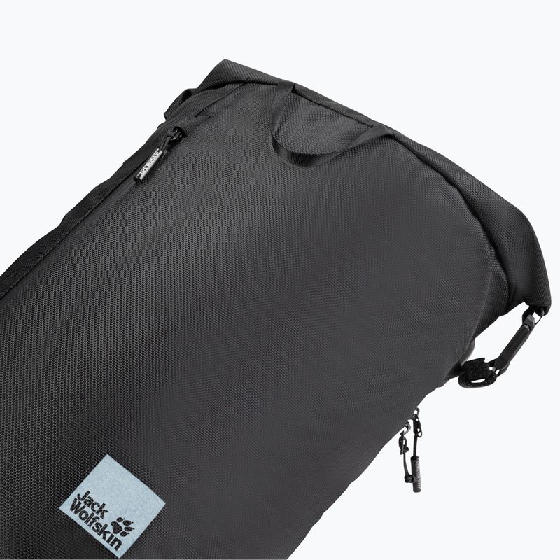 Jack Wolfskin Helsinki Rolltop 18 l ultra fekete nappali hátizsák 5