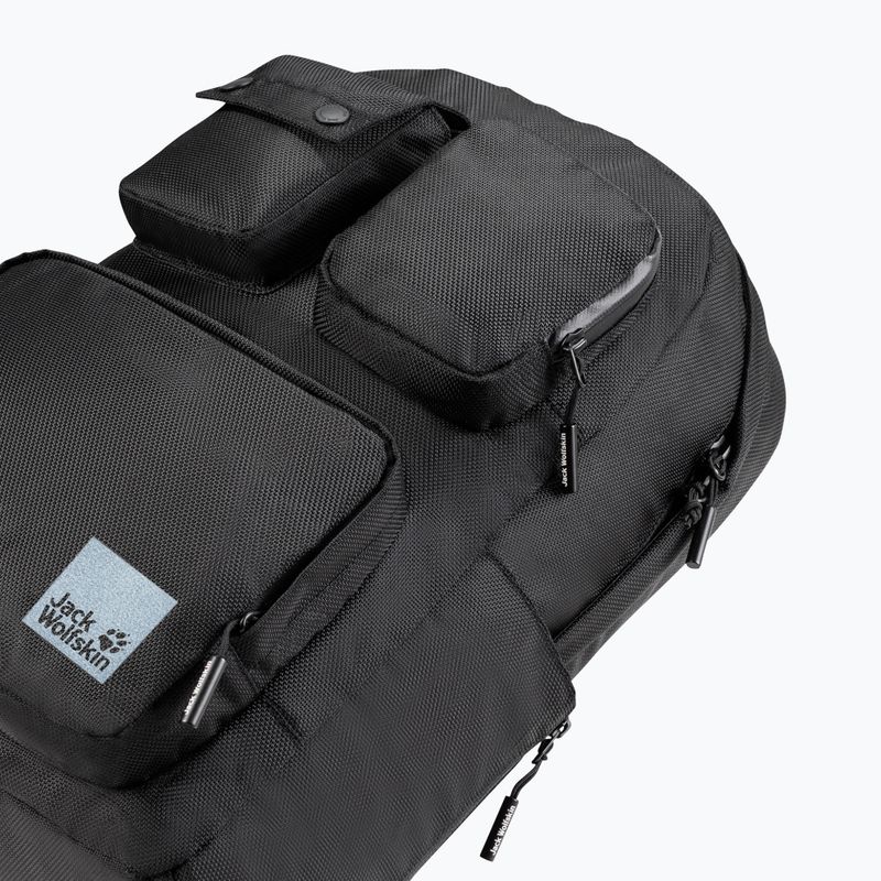 Jack Wolfskin London hátizsák 22 l ultra fekete 3