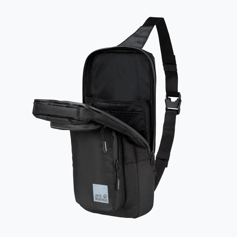 Jack Wolfskin Lyon Cross Over válltáska 8 l ultra fekete 4
