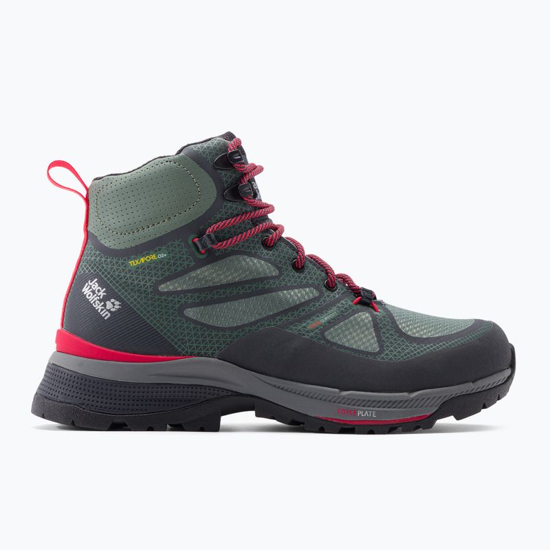Női túrabakancs Jack Wolfskin Force Striker Texapore zöld 4038871_4175 2