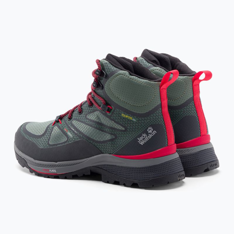 Női túrabakancs Jack Wolfskin Force Striker Texapore zöld 4038871_4175 3