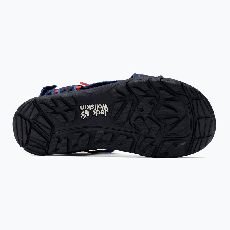Jack Wolfskin Seven Seas 3 gyerek túraszandál tengerészkék 4040061 5
