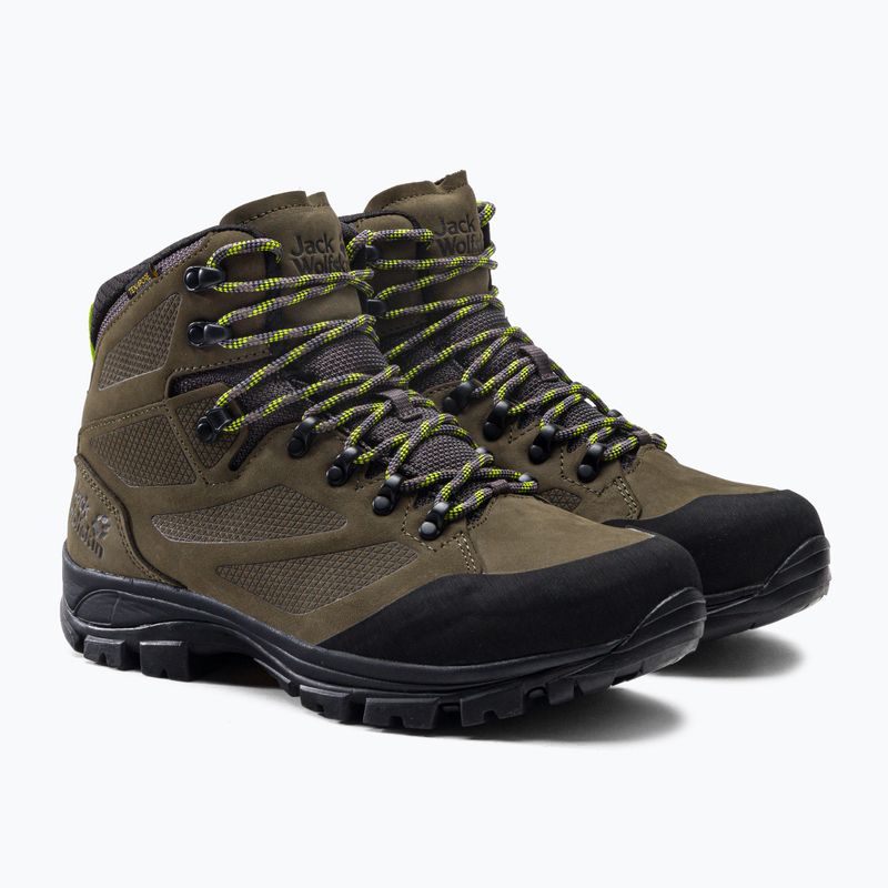 Jack Wolfskin férfi túrabakancs Rebellion Texapore Mid barna 4051171 5