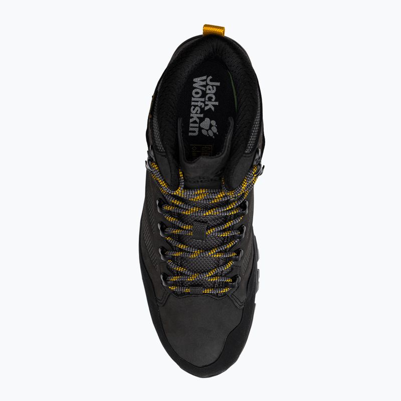 Jack Wolfskin férfi túrabakancs Rebellion Texapore Mid fekete 4051171 6