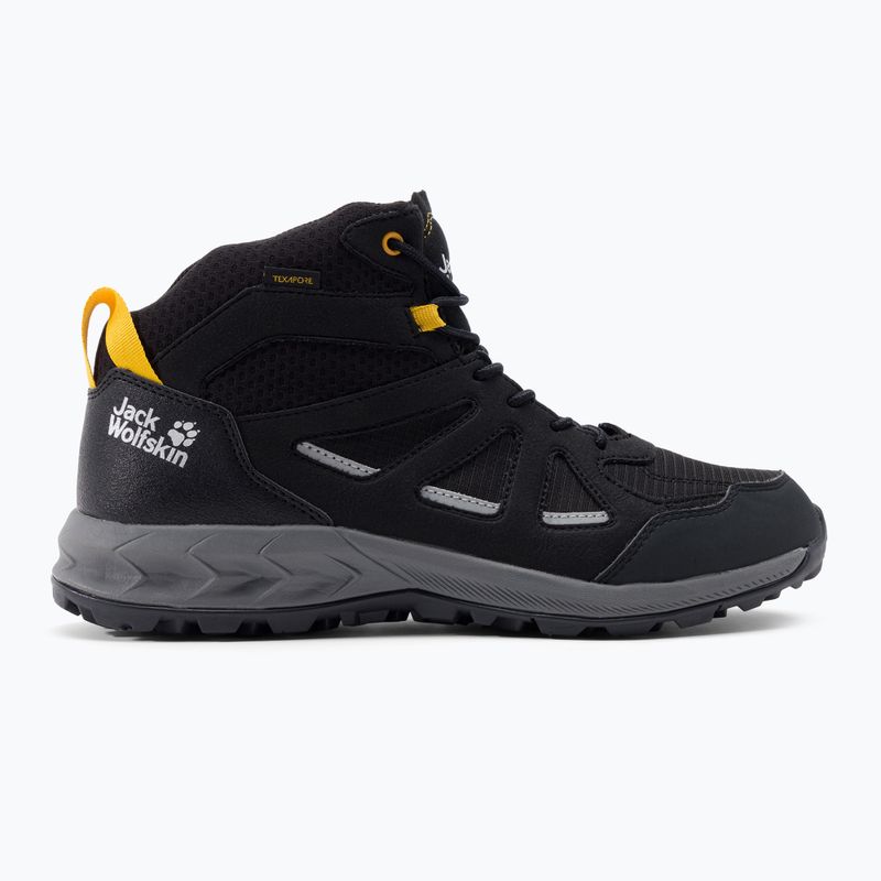Férfi túrabakancs Jack Wolfskin Woodland 2 Texapore Mid fekete 4051261_6055 2