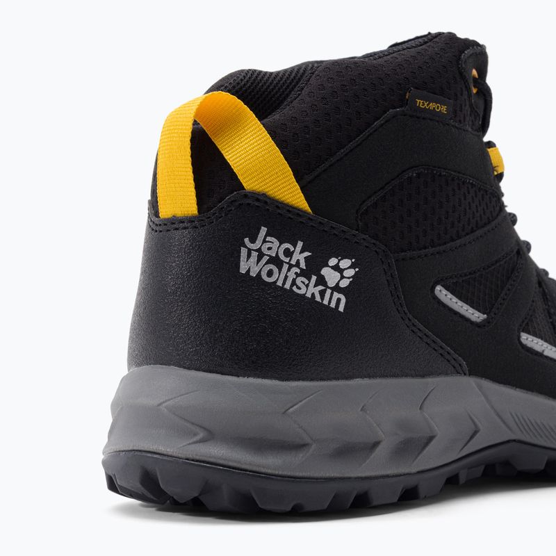 Férfi túrabakancs Jack Wolfskin Woodland 2 Texapore Mid fekete 4051261_6055 7