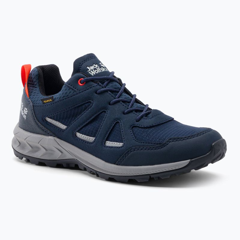 Férfi túrabakancs Jack Wolfskin Woodland 2 Texapore tengerészkék 4051271_1178