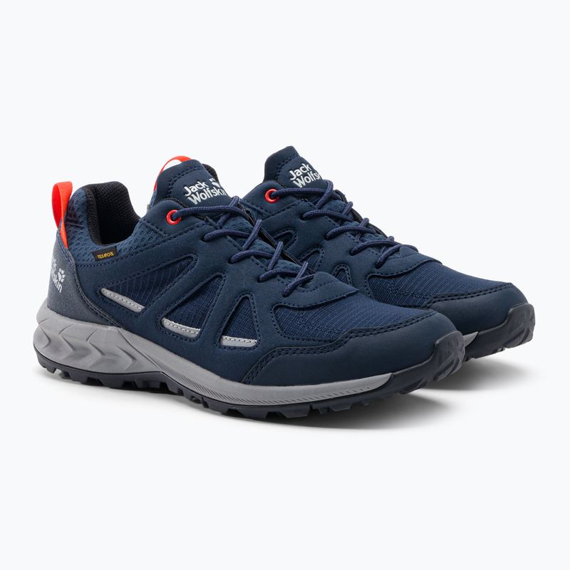 Férfi túrabakancs Jack Wolfskin Woodland 2 Texapore tengerészkék 4051271_1178 5