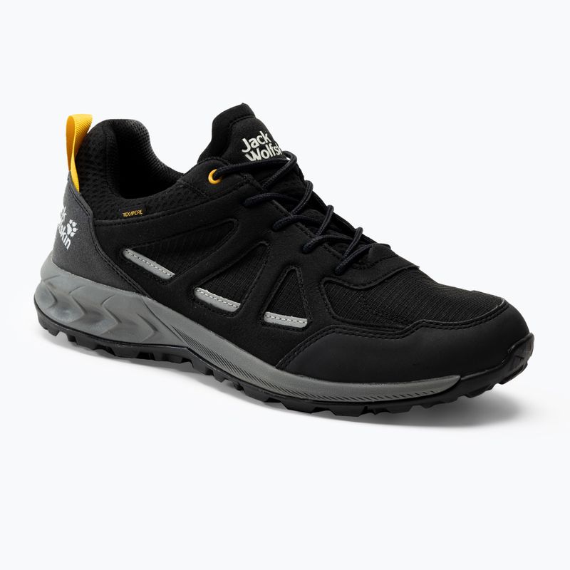 Férfi túrabakancs Jack Wolfskin Woodland 2 Texapore fekete 4051271_6055