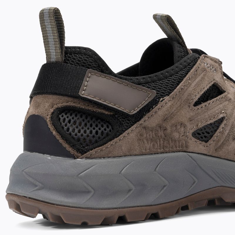 Jack Wolfskin férfi túrabakancs Woodland 2 Hybrid Low barna 4051301 8