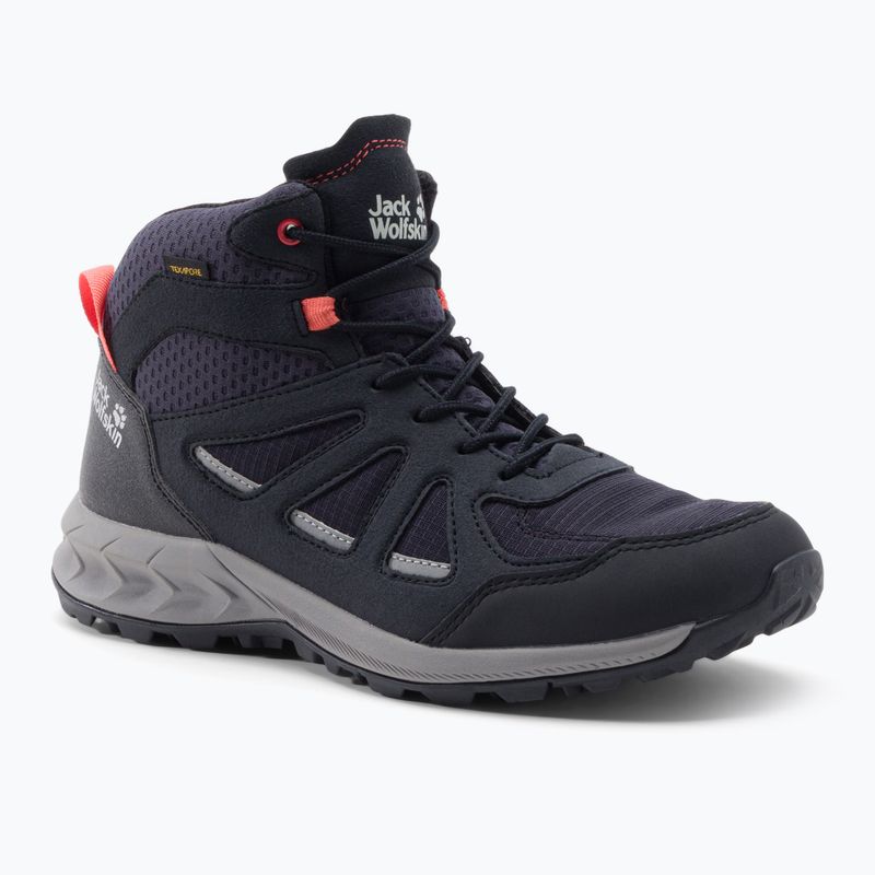 Női túrabakancs Jack Wolfskin Woodland 2 Texapore tengerészkék 4051331_1207