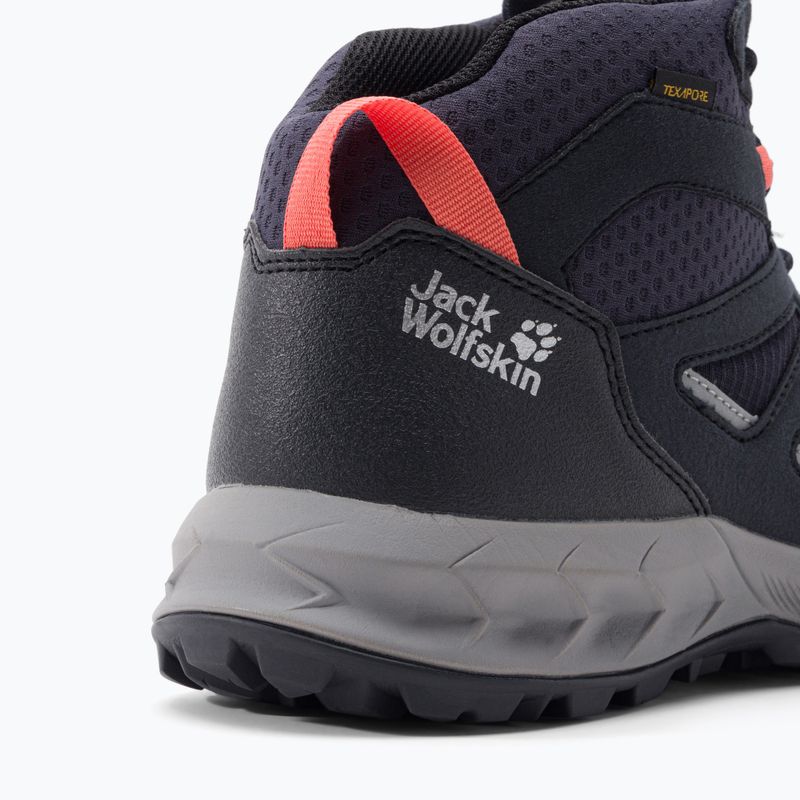Női túrabakancs Jack Wolfskin Woodland 2 Texapore tengerészkék 4051331_1207 7