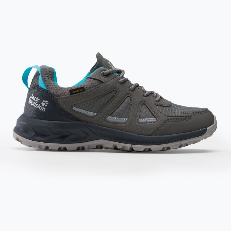 Női túrabakancs Jack Wolfskin Woodland 2 Texapore szürke 4051341_6338 2