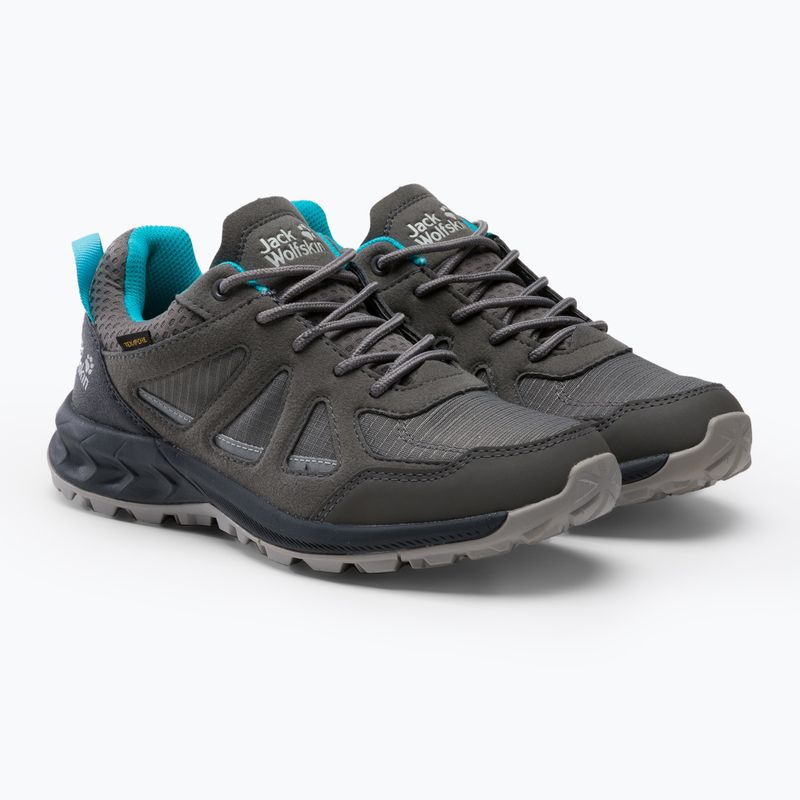 Női túrabakancs Jack Wolfskin Woodland 2 Texapore szürke 4051341_6338 4