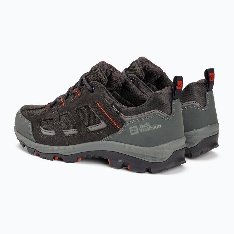 Férfi túracipő  Jack Wolfskin Vojo 3 Texapore Low grey/orange 3