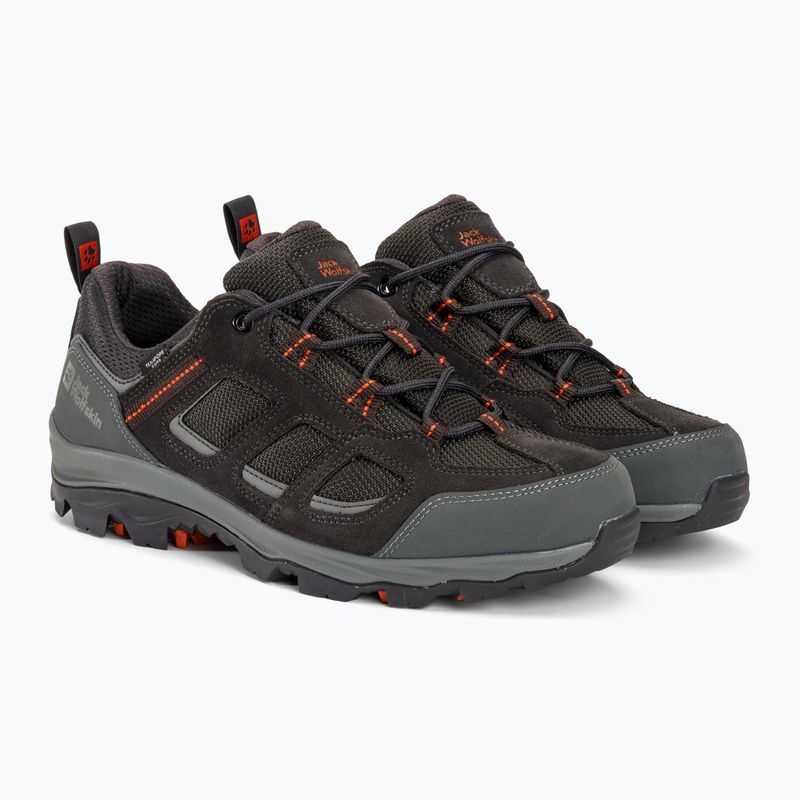 Férfi túracipő  Jack Wolfskin Vojo 3 Texapore Low grey/orange 4