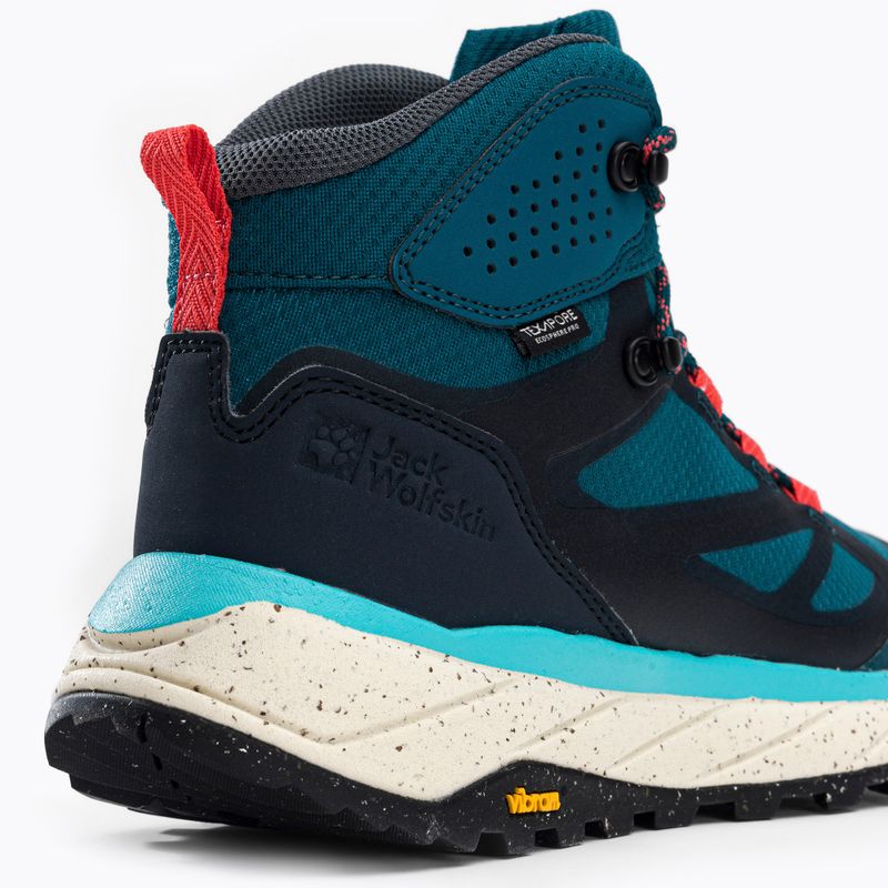 Jack Wolfskin Terraventure Texapore Mid kék női túracipő 4049991 8