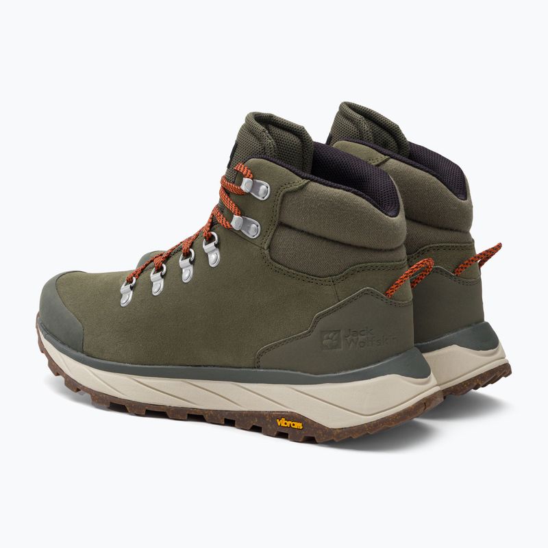 Jack Wolfskin férfi Terraventure Urban Mid trekking csizma zöld 4053561 3