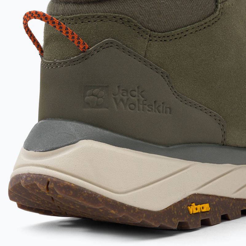 Jack Wolfskin férfi Terraventure Urban Mid trekking csizma zöld 4053561 8