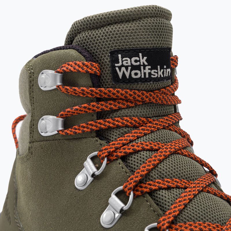 Jack Wolfskin férfi Terraventure Urban Mid trekking csizma zöld 4053561 9