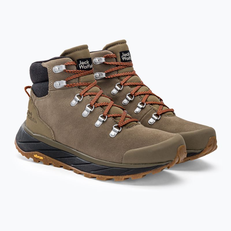 Jack Wolfskin férfi Terraventure Urban Mid barna trekking csizma 4053561 4