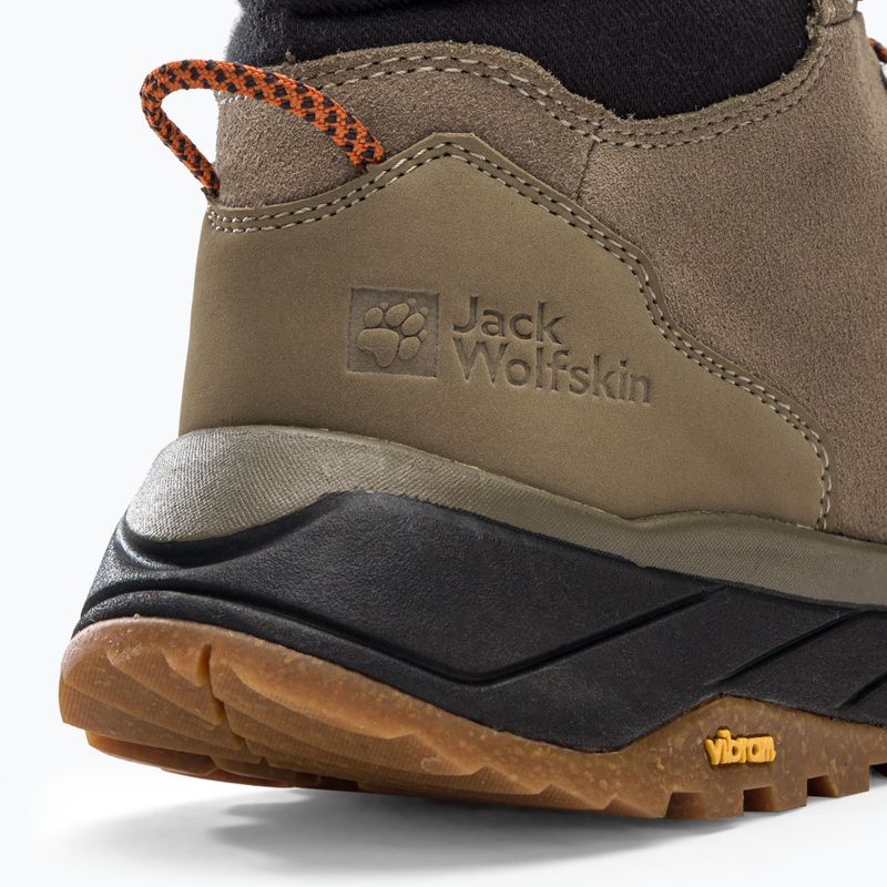 Jack Wolfskin férfi Terraventure Urban Mid barna trekking csizma 4053561 8