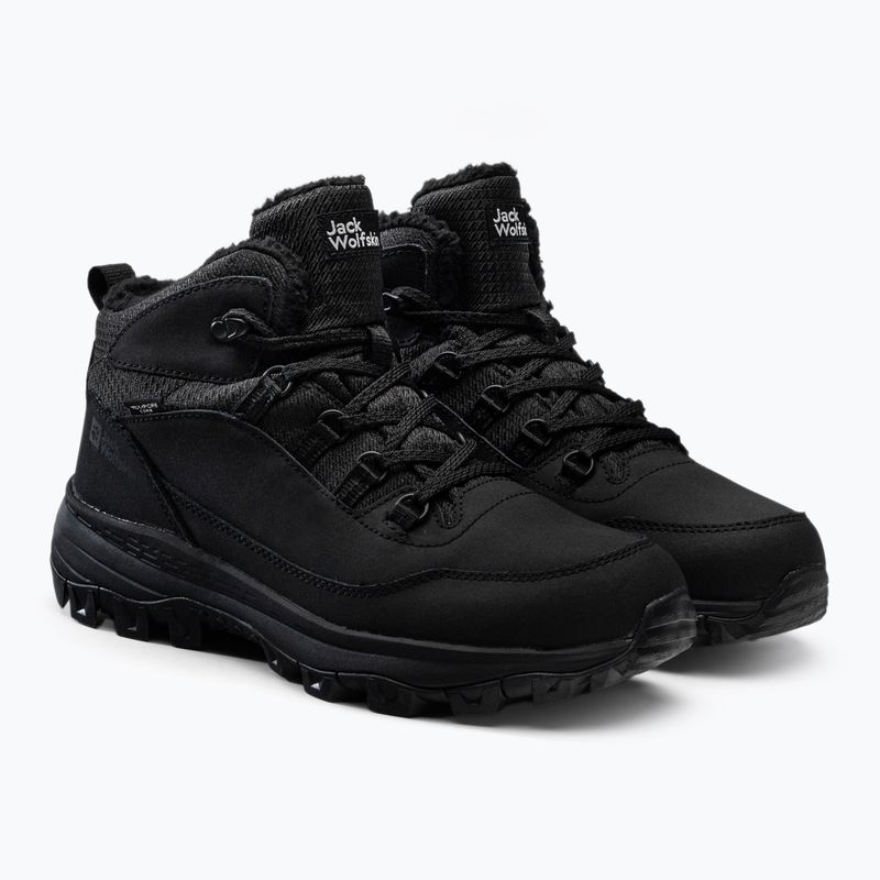 Jack Wolfskin férfi Everquest Texapore Mid trekking csizma fekete 4053611 5