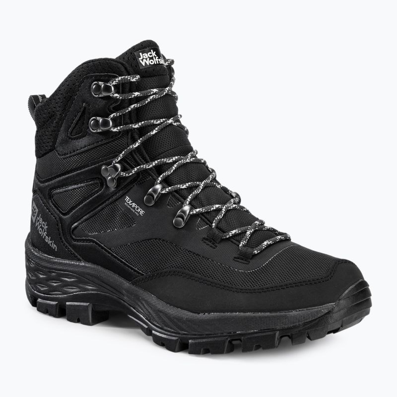 Jack Wolfskin férfi Rebellion Guide Texapore Mid túrabakancs fekete 4053791