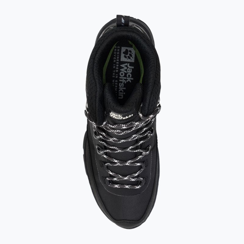 Jack Wolfskin férfi Rebellion Guide Texapore Mid túrabakancs fekete 4053791 6