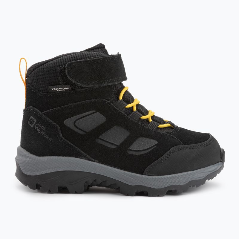 Jack Wolfskin Vojo Lt Texapore Mid gyermek túrabakancs fekete 4054021 2
