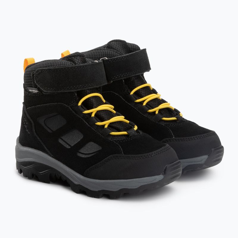 Jack Wolfskin Vojo Lt Texapore Mid gyermek túrabakancs fekete 4054021 4