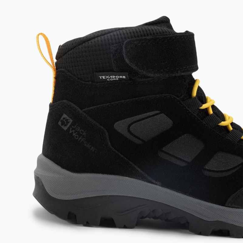 Jack Wolfskin Vojo Lt Texapore Mid gyermek túrabakancs fekete 4054021 7