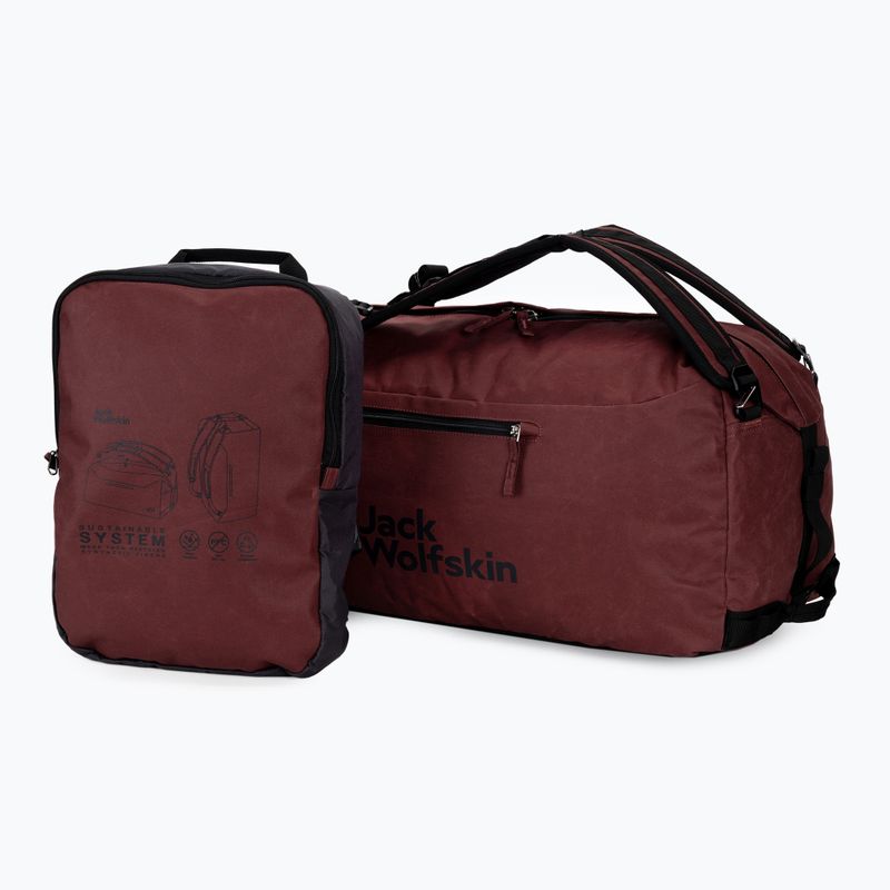 Jack Wolfskin Traveltopia Duffle 45 l bordó 2010801_2185 utazótáska 5