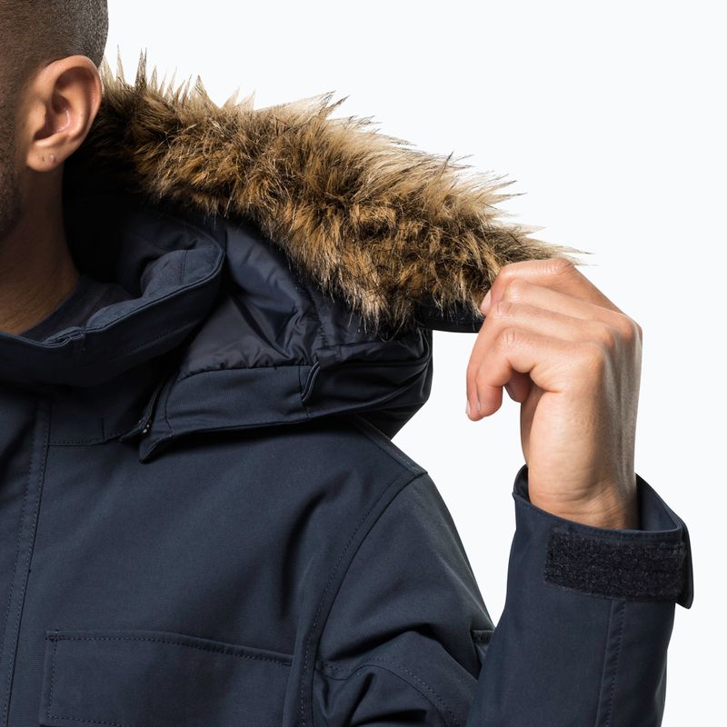 Jack Wolfskin férfi pehelykabát Glacier Canyon Parka tengerészkék 1107674_1010 4
