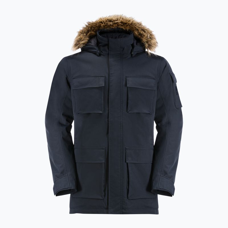 Jack Wolfskin férfi pehelykabát Glacier Canyon Parka tengerészkék 1107674_1010 7