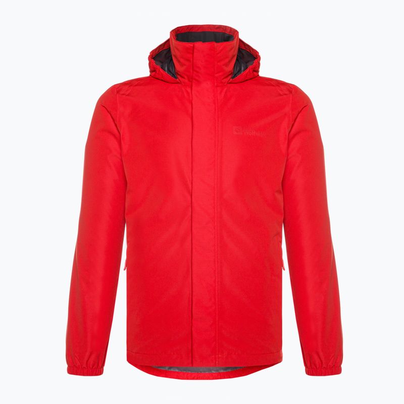Jack Wolfskin férfi Stormy Point 2L esőkabát piros 1111142_2206 4