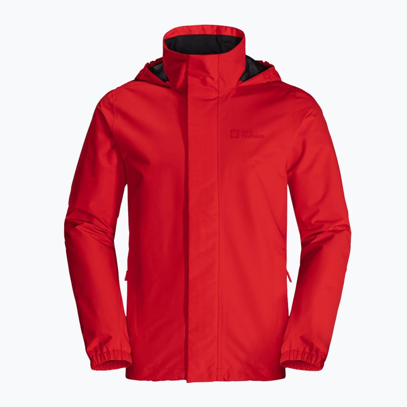 Jack Wolfskin férfi Stormy Point 2L esőkabát piros 1111142_2206 8