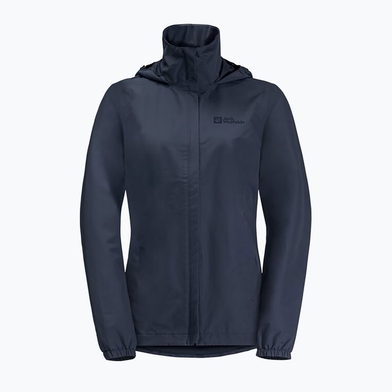 Jack Wolfskin női Stormy Point 2L esőkabát sötétkék 1111202 5