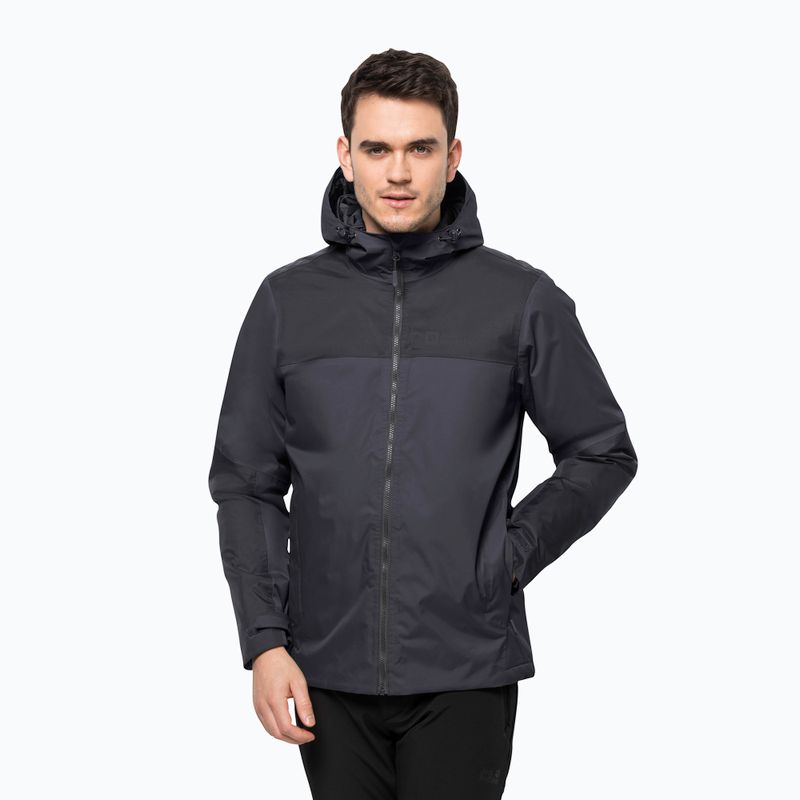 Jack Wolfskin férfi Jasper Ins pehelykabát szürke 1114321_6230
