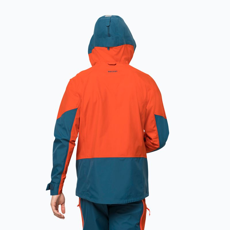 Jack Wolfskin férfi sí dzseki Alpspitze 3L narancssárga 1115181 2