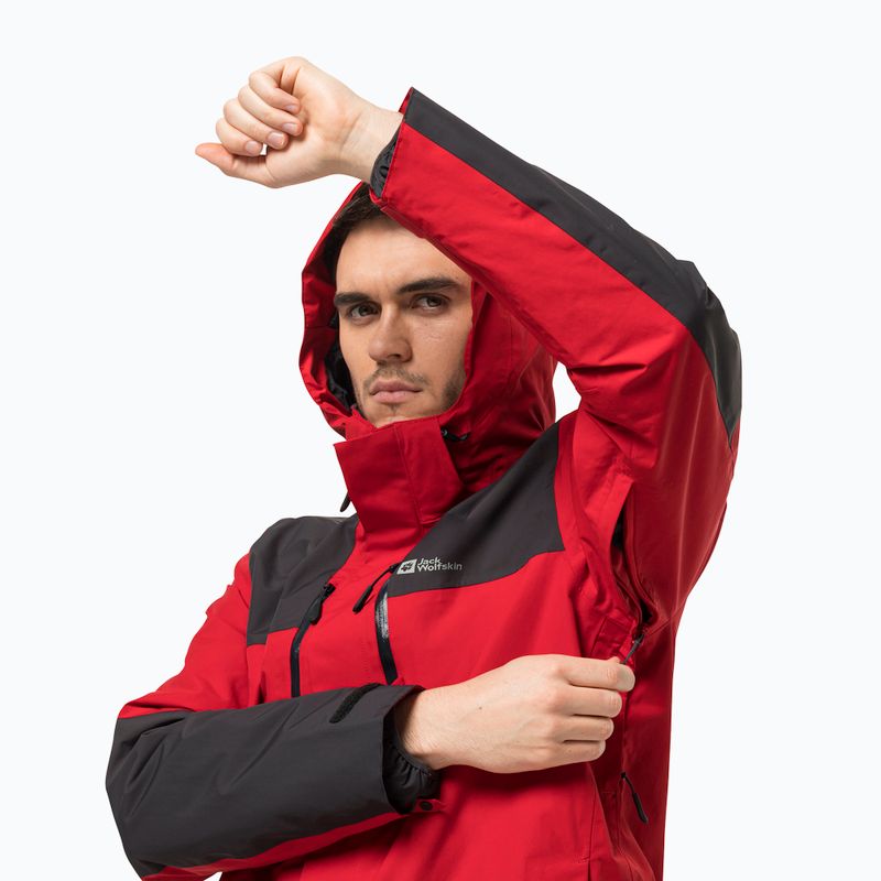 Jack Wolfskin férfi Jasper esőkabát piros 1115261_2206_002 7
