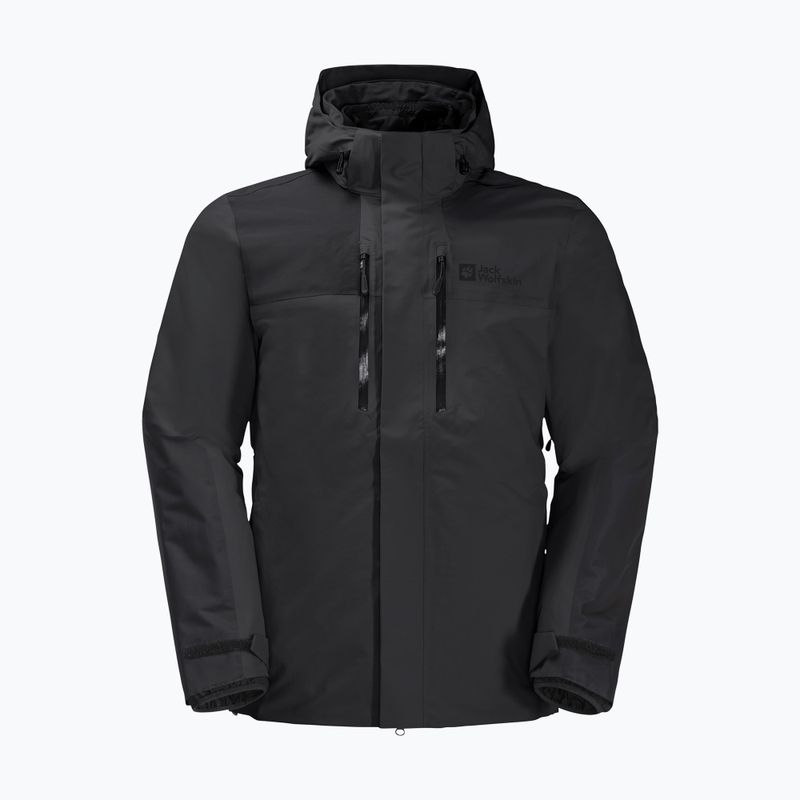 Jack Wolfskin férfi Jasper esőkabát fekete 1115261_6000_006 7