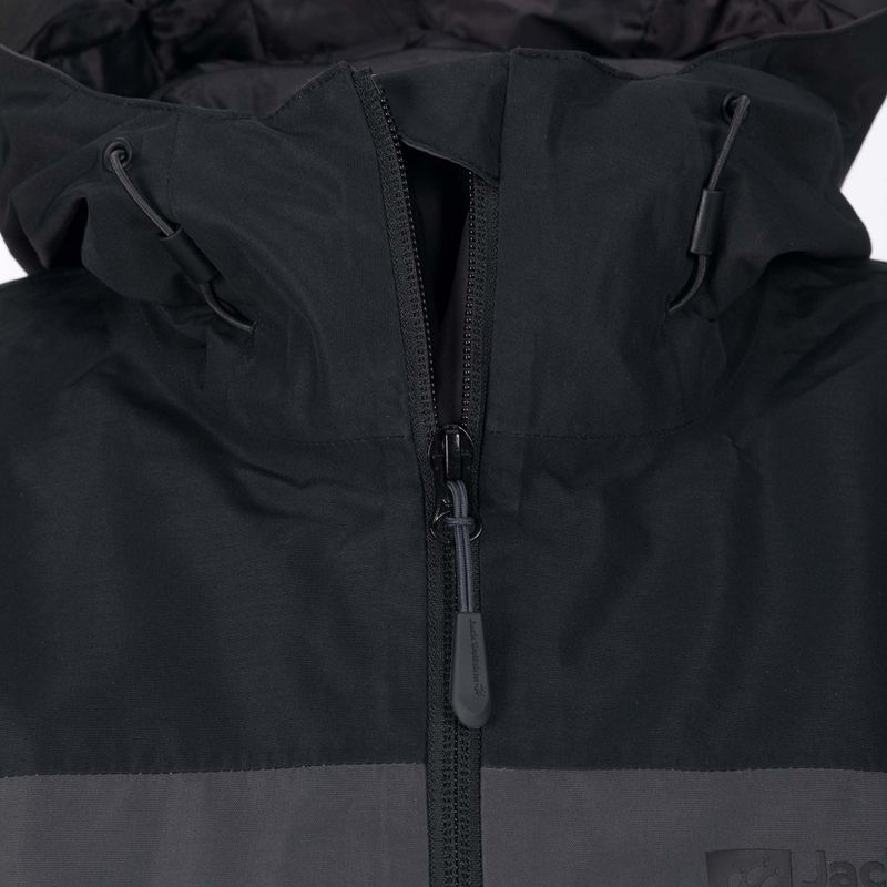 Jack Wolfskin férfi esőkabát Glaabach szürke-fekete 1115291_6000_006 14