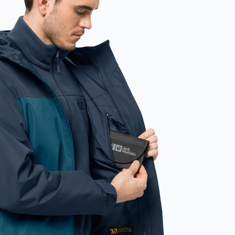 Jack Wolfskin férfi esőkabát Taubenberg kék 1115311_4133_006 7