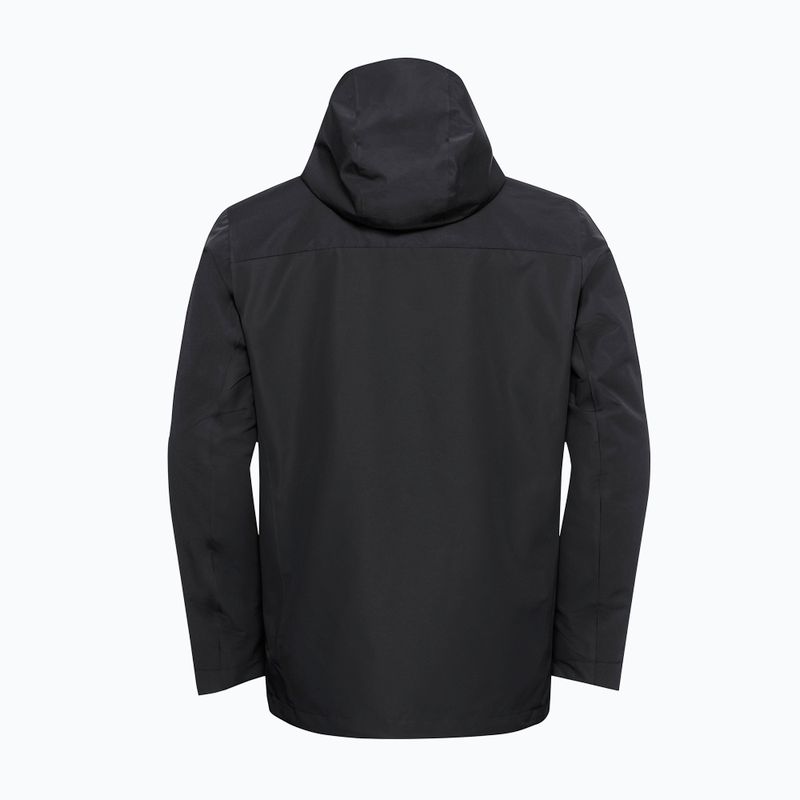 Férfi 3 az 1-ben dzseki Jack Wolfskin Taubenberg 3In1 fekete 11