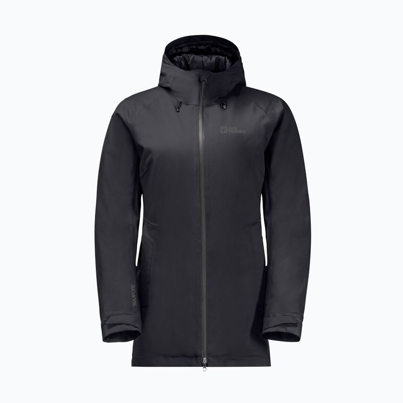 Jack Wolfskin női télikabát Stirnberg Ins fekete 6