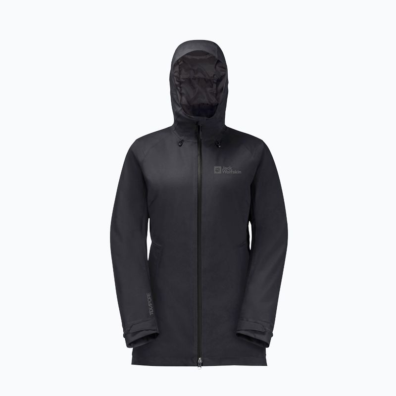 Jack Wolfskin női télikabát Stirnberg Ins fekete 7