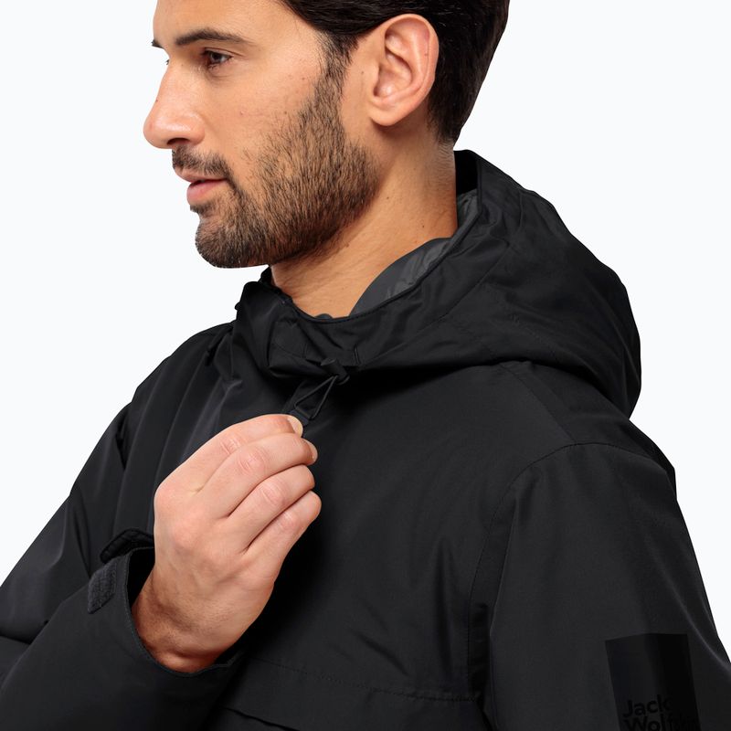 Jack Wolfskin férfi télikabát Winterlager Parka fekete 3