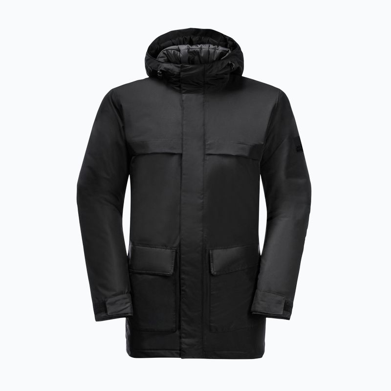 Jack Wolfskin férfi télikabát Winterlager Parka fekete 6